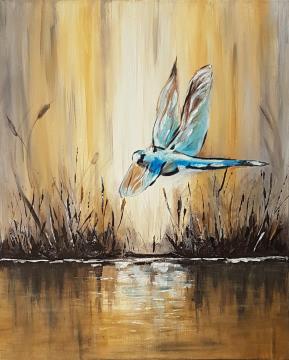 Kačji pastir (Akril-platno - 2023) Martina Kozamernik (3)